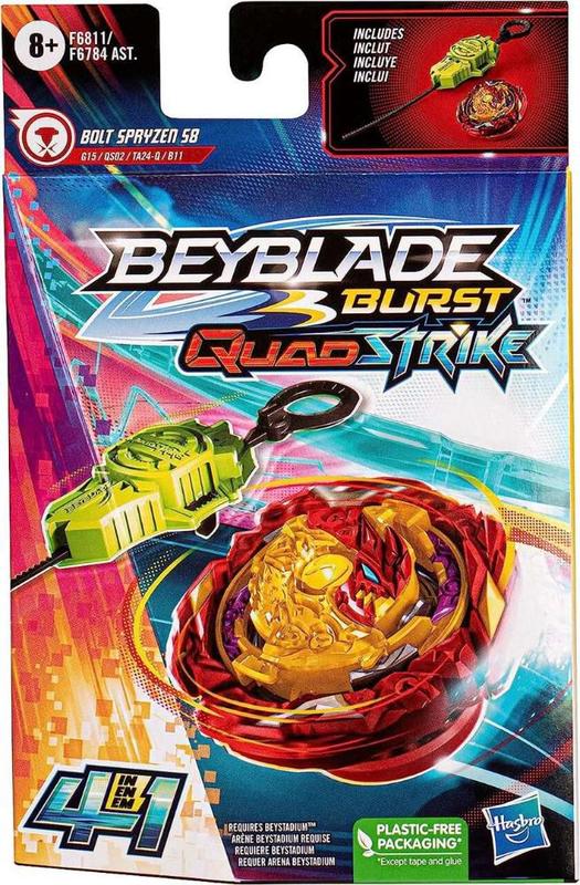 Beyblade Burst Quadstrike Bolt Spryzen S8 - Hasbro F6811